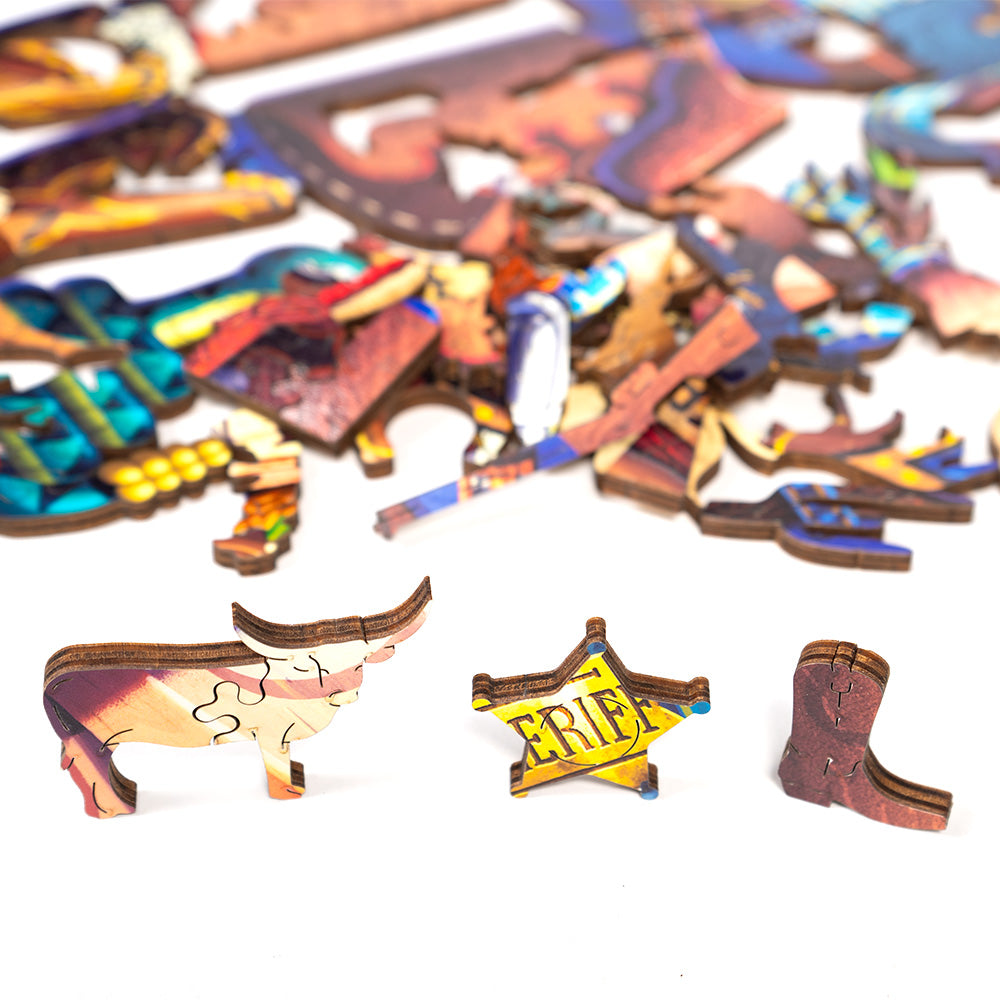 Sheriff Andy | Large Luxury Wood Puzzle - Large Size