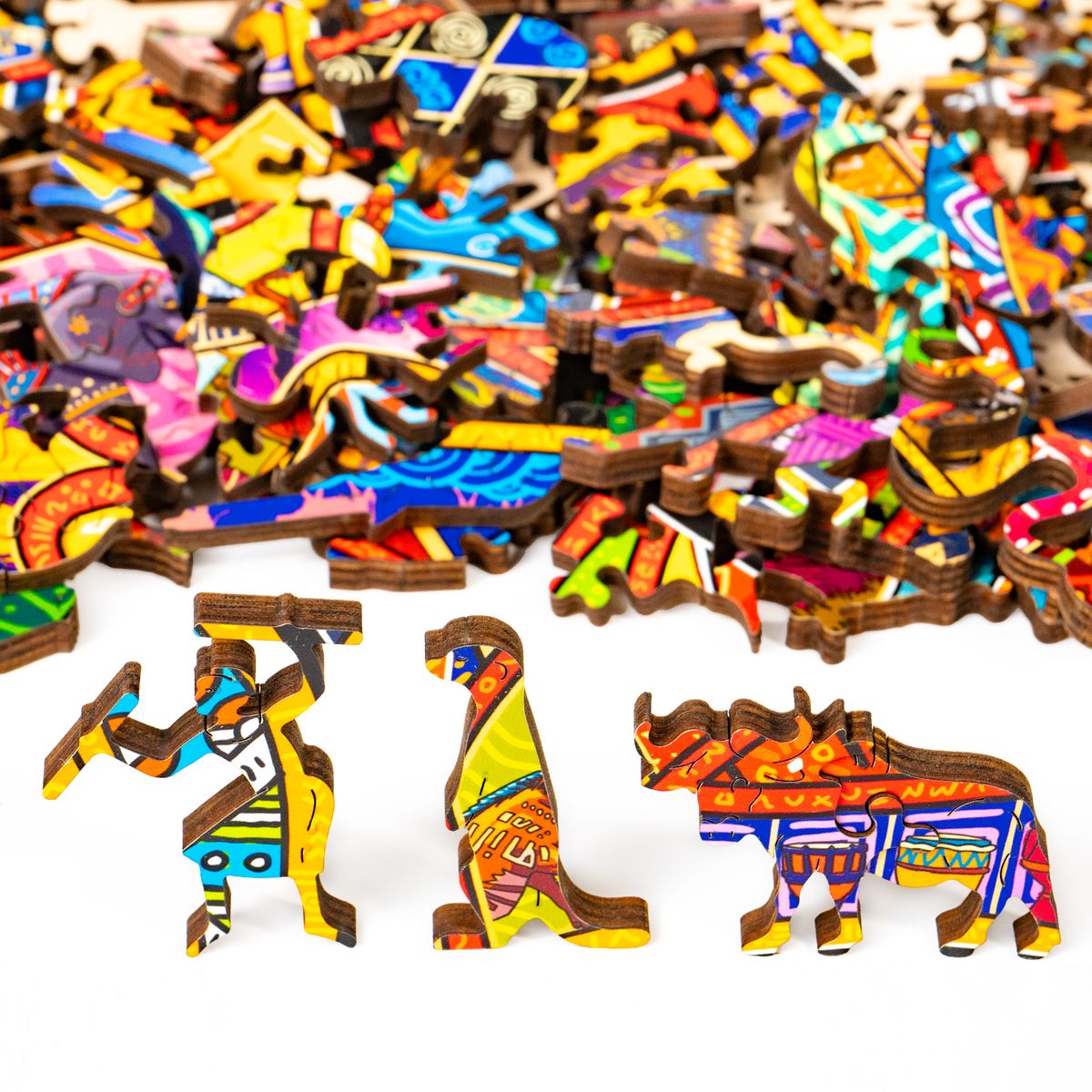 African Elephant | Luxury Wood Puzzle - Jumbo Size