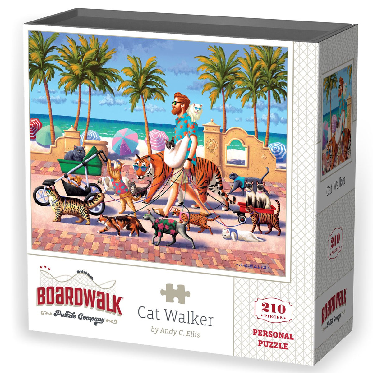 Cat Walker | 210 Piece Personal Puzzle