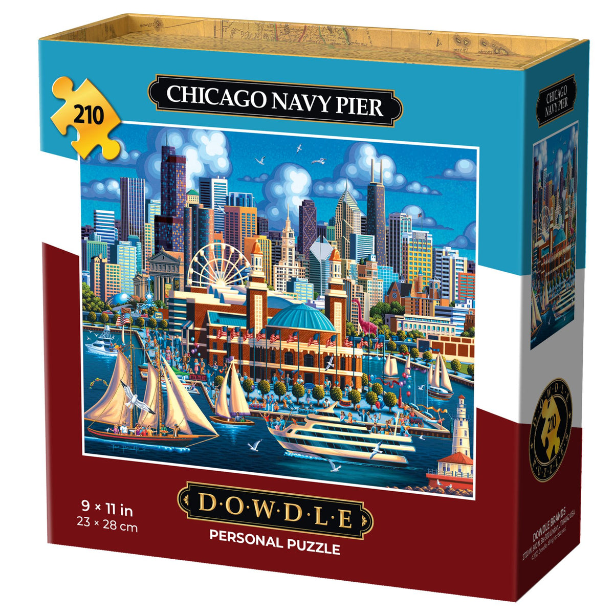 Chicago Navy Pier | 210 Piece Personal Puzzle
