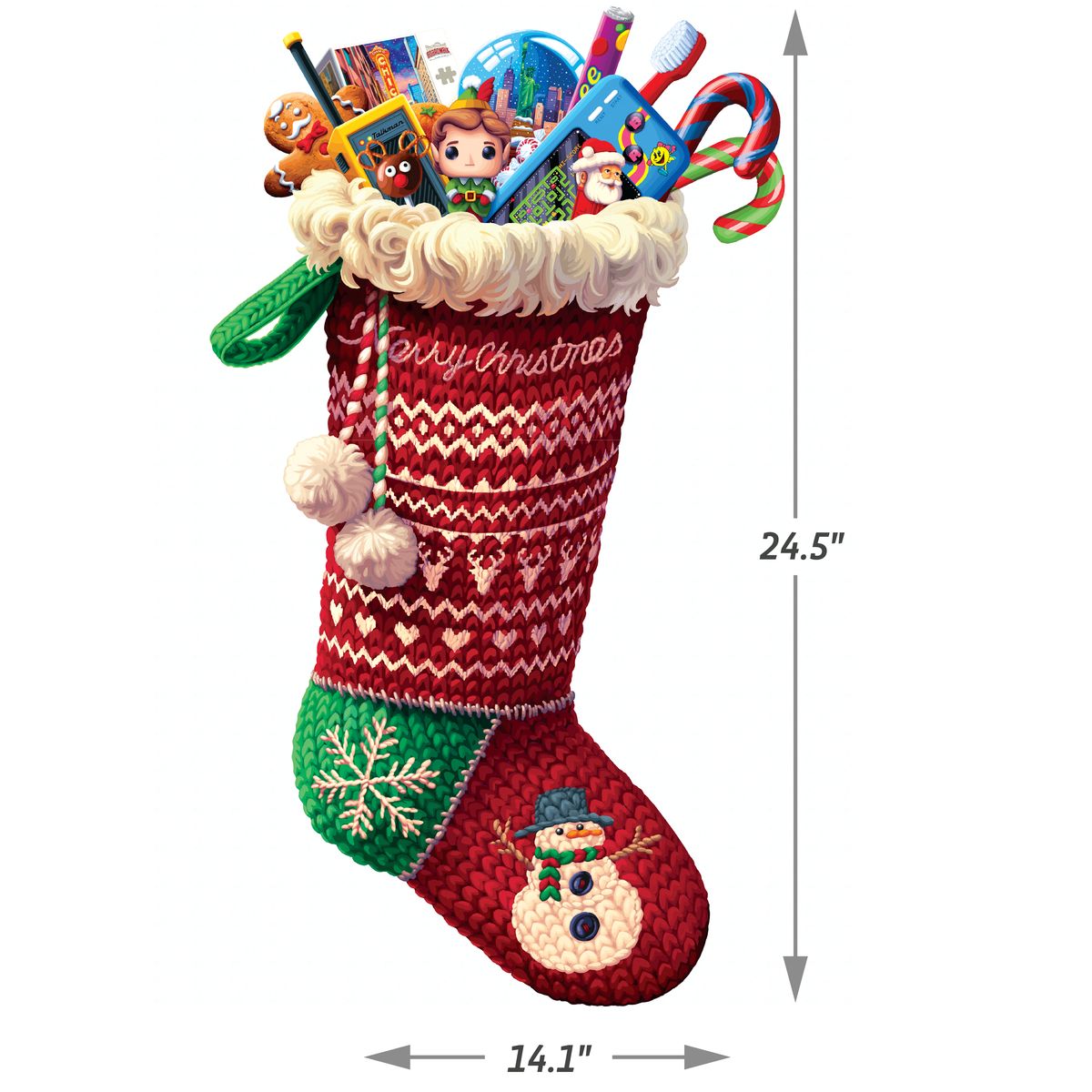 Christmas Stocking | Luxury Wood Puzzle - Large Size