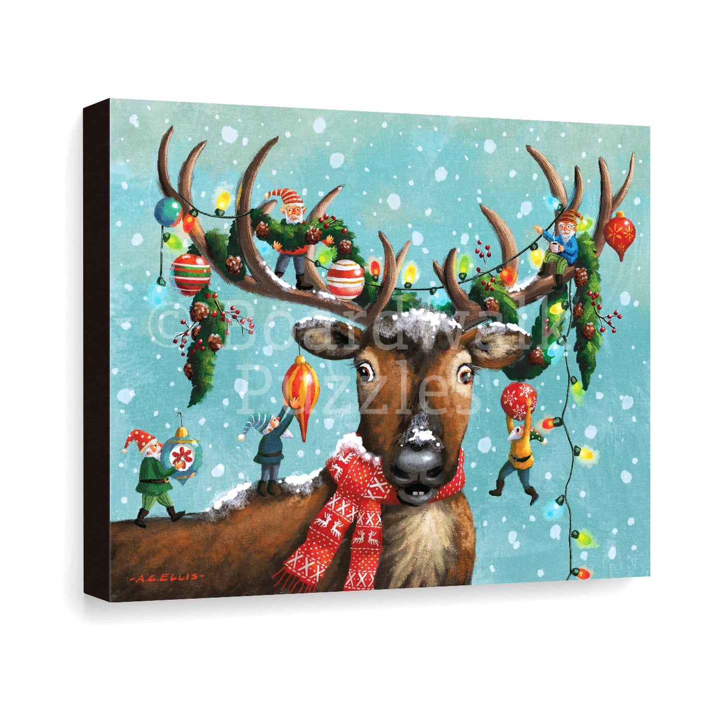 Christmas in the Antlers | Boardwalk Fine Art