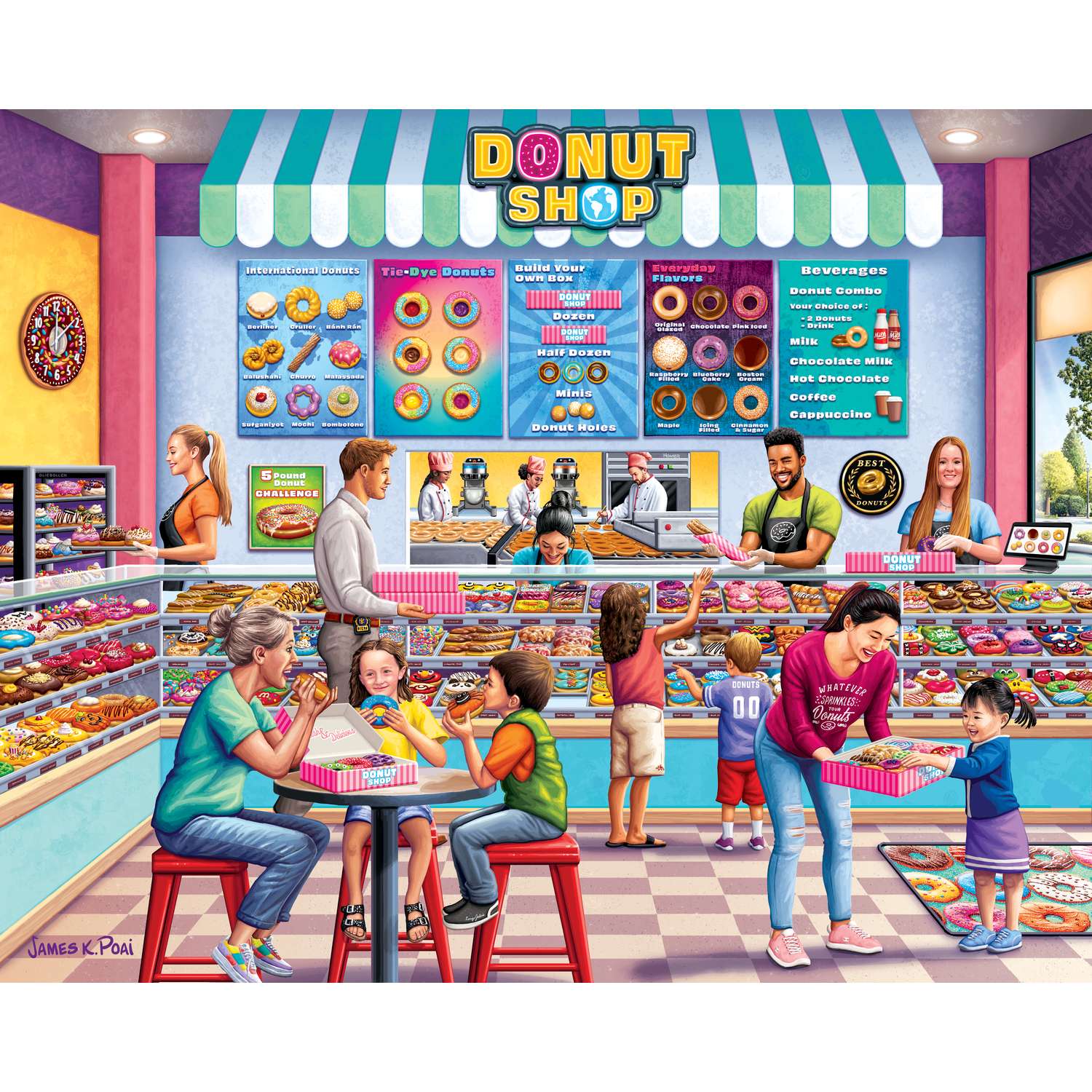 Donut Shop | 210 Piece Personal Puzzle