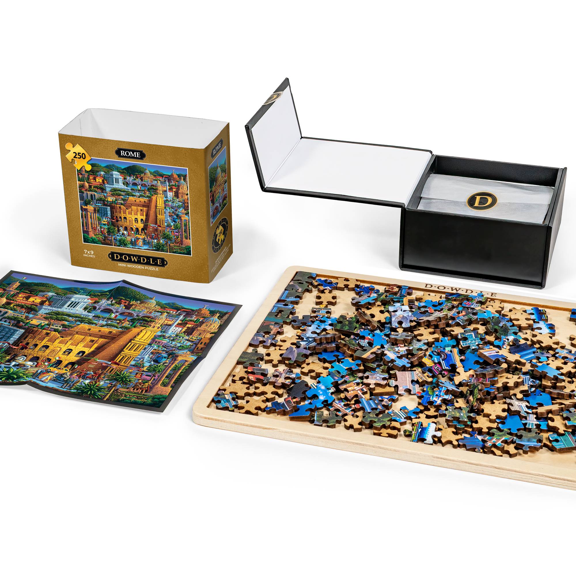 European Cities - 4-Pack Mini Puzzles