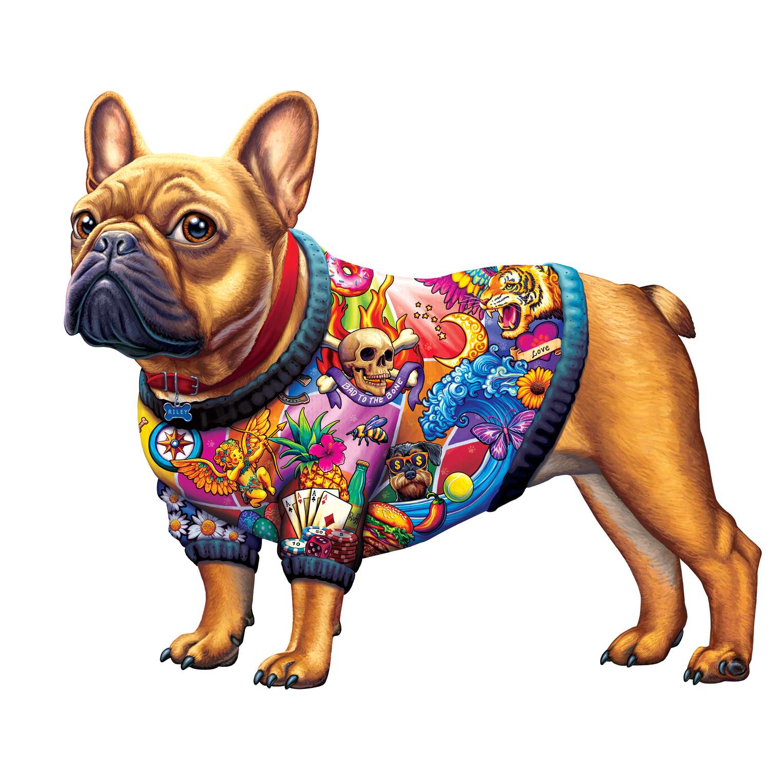 French Bulldog | Luxury Wood Puzzle - Large Size