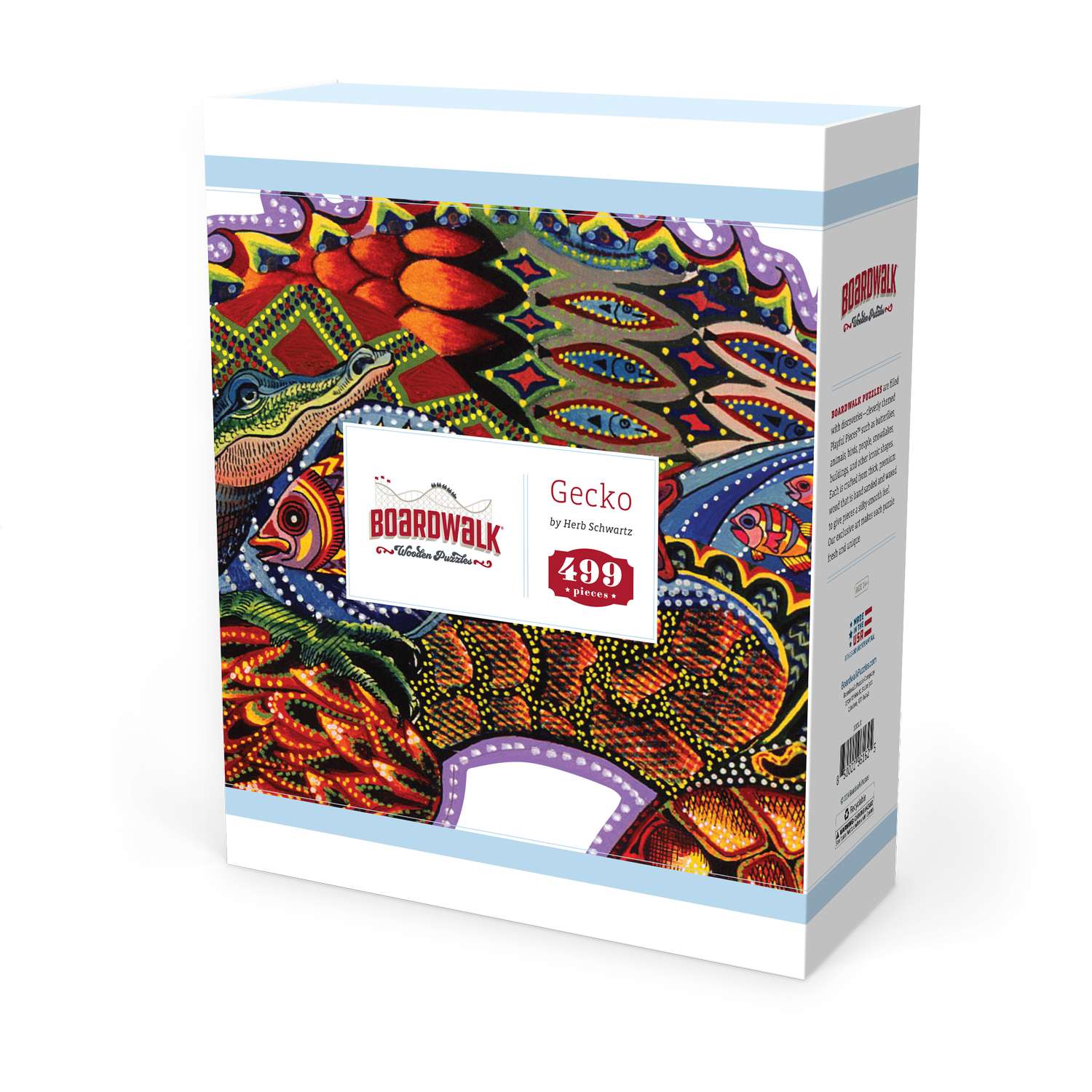 Gecko | Luxury Wood Puzzle - Jumbo Size