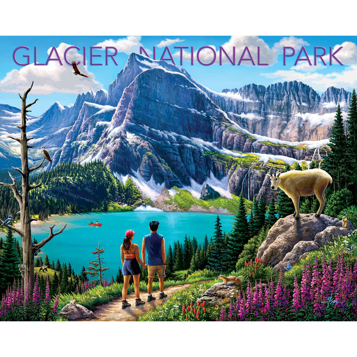 Glacier National Park | 210 Piece Personal Puzzle