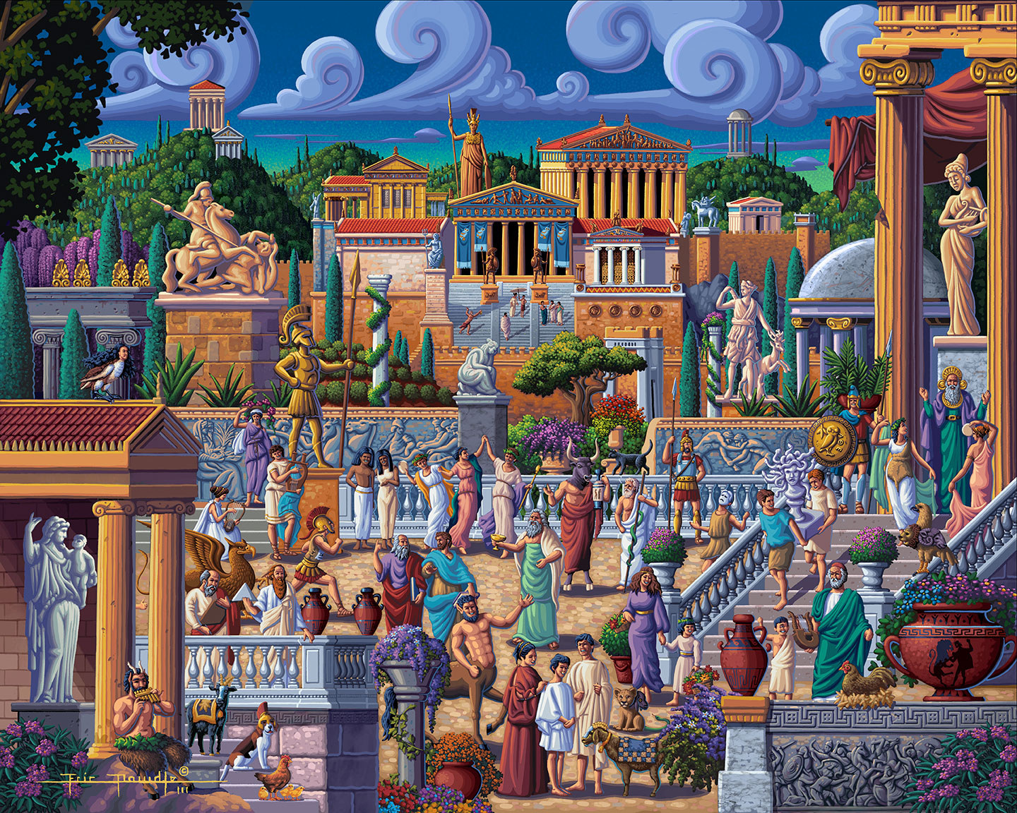 Greece Fine Art