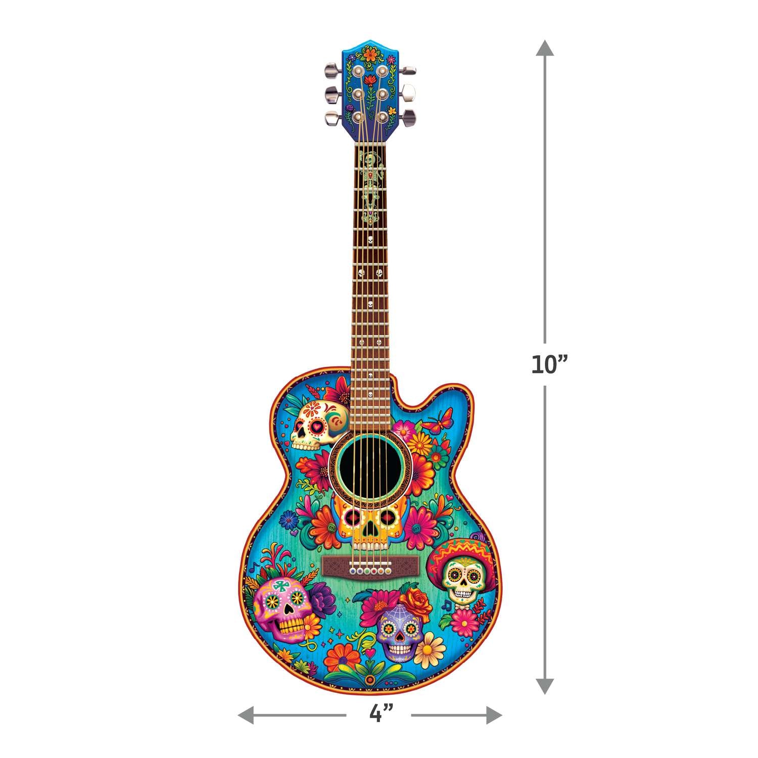 Guitar Calavera - Fun Size