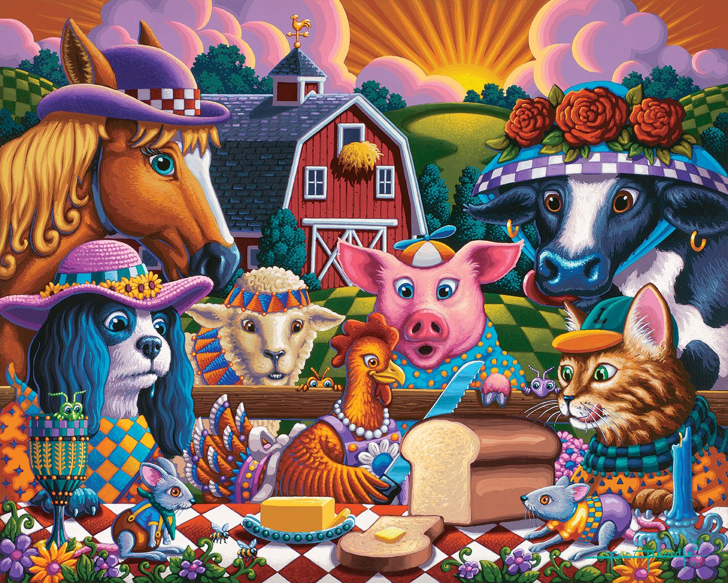 Little Red Hen Fine Art