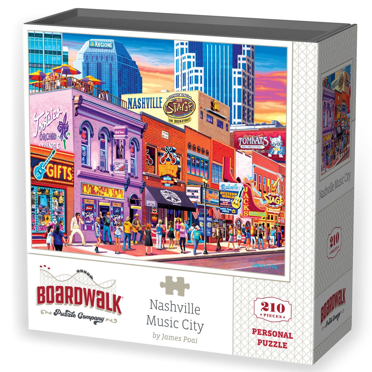 Nashville Music City | 210 Piece Personal Puzzle