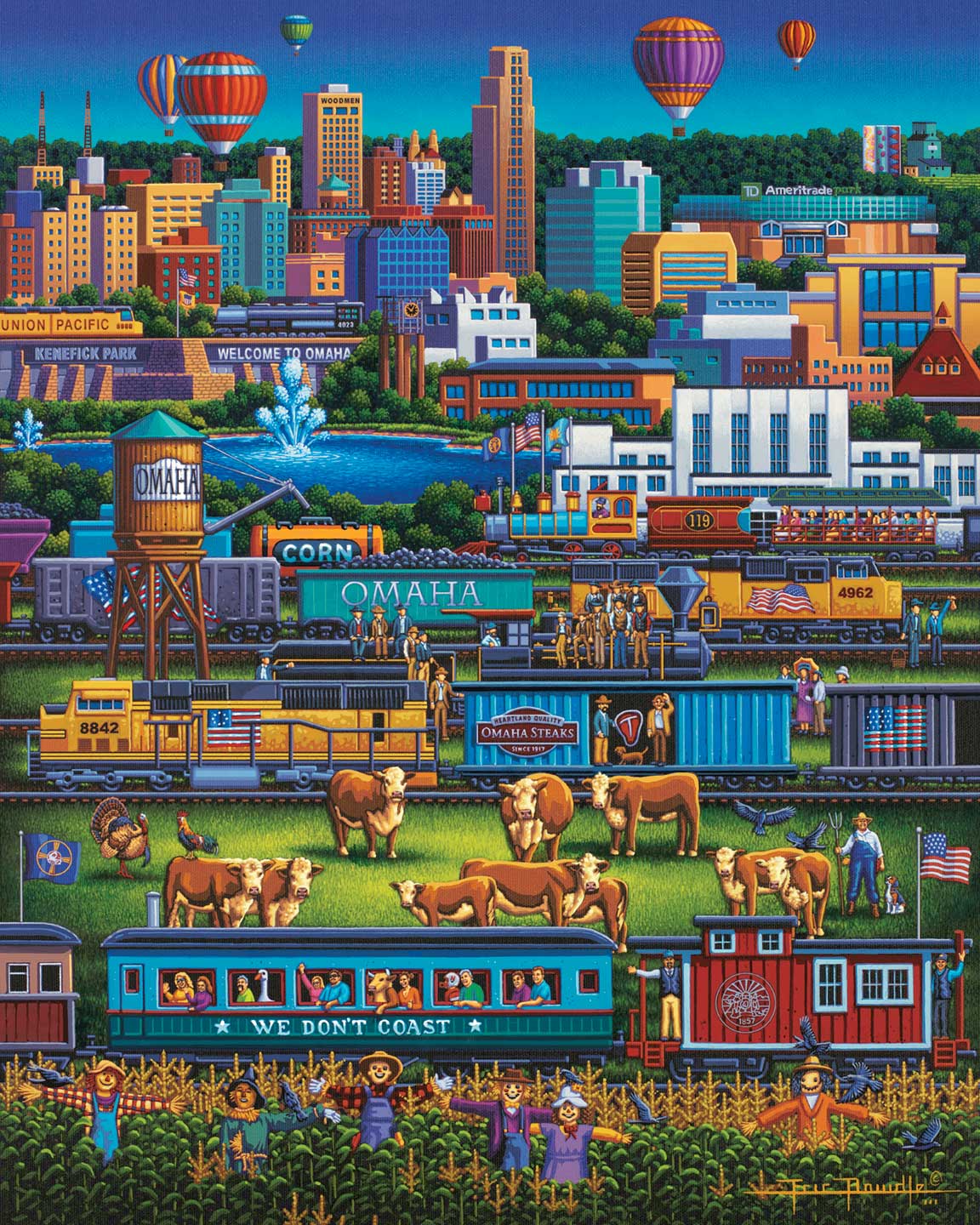 Omaha Trains Fine Art