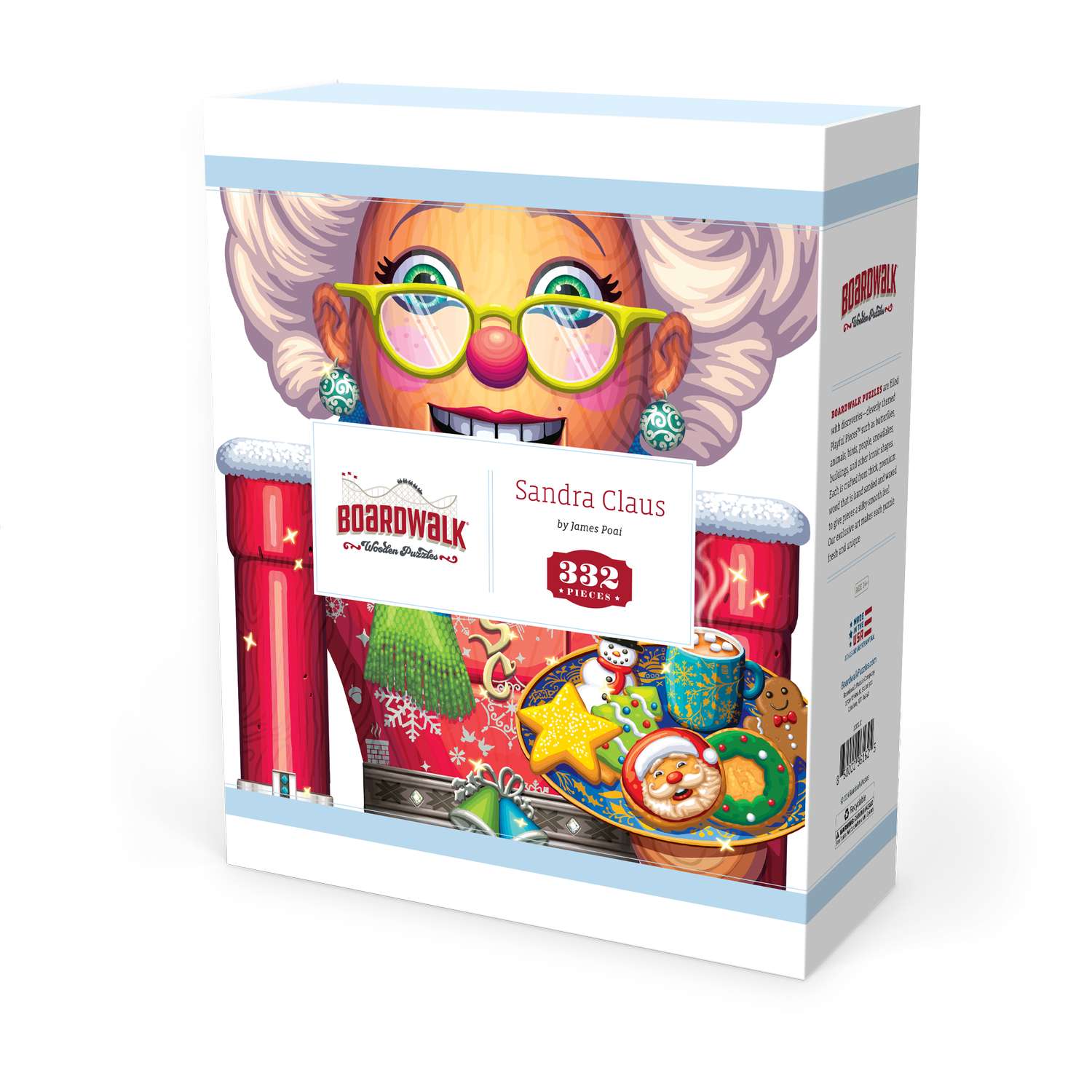 Sandra Claus | Luxury Wood Puzzle - Large Size