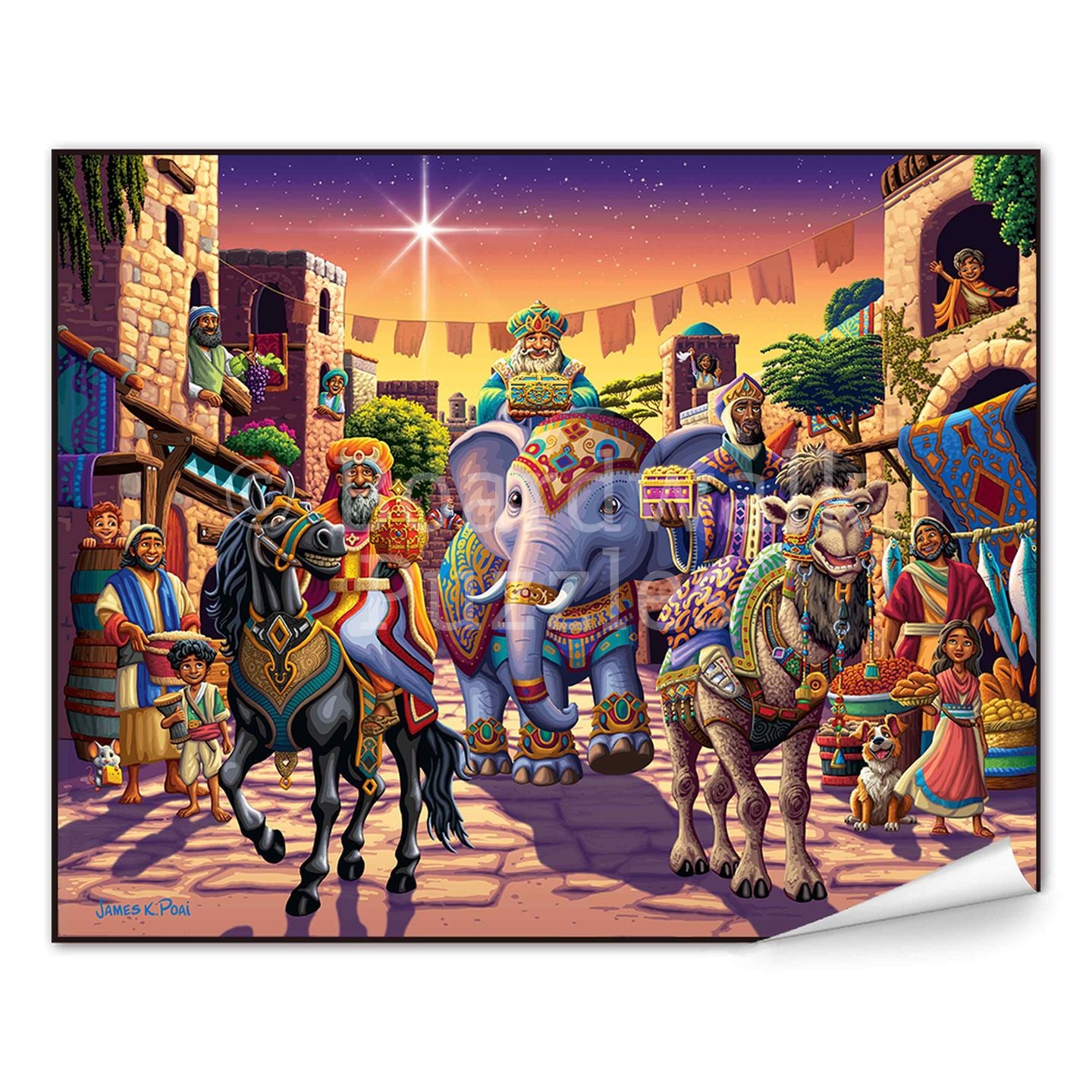 Three Wise Men | Boardwalk Fine Art