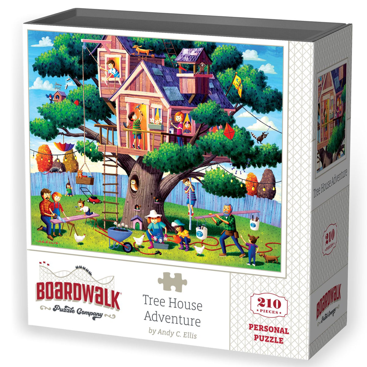 Tree House Adventure | 210 Piece Personal Puzzle