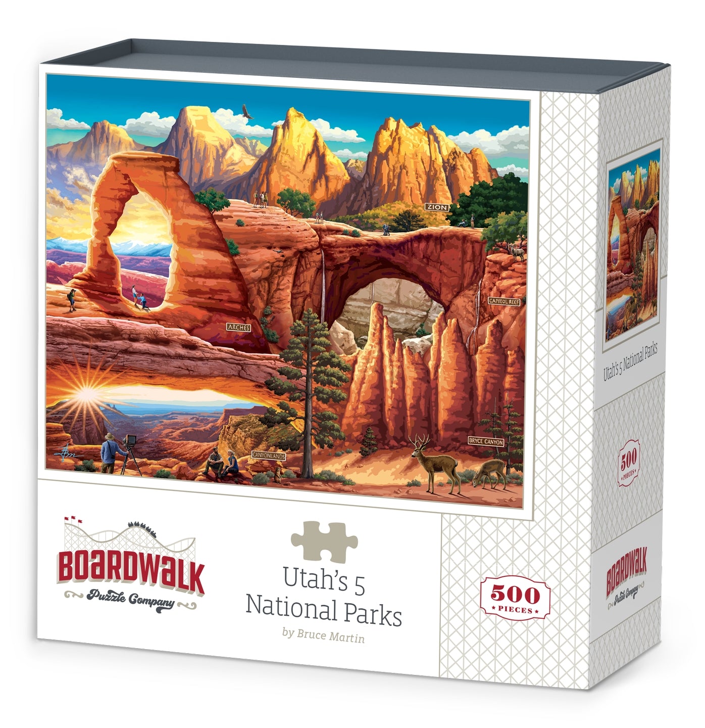Utah's 5 National Parks | 500 Piece