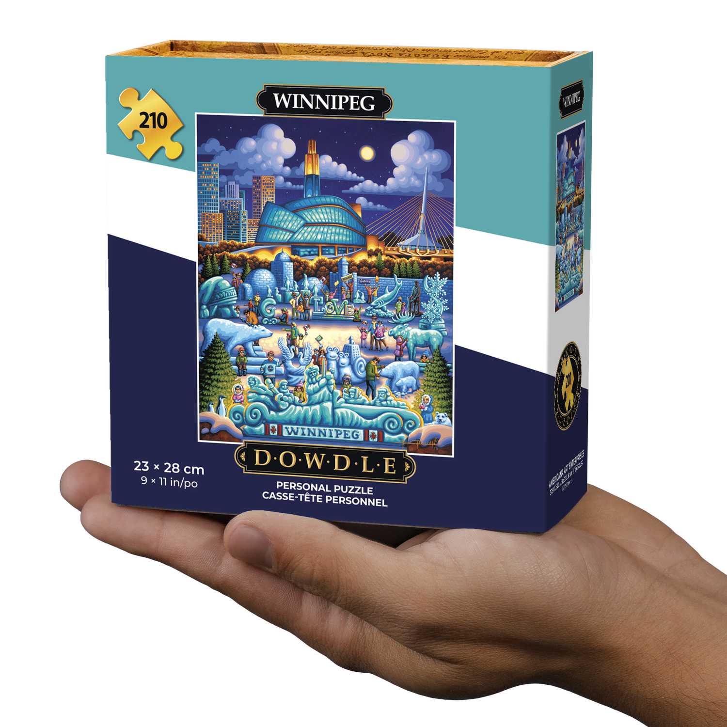 Winnipeg | 210 Piece Personal Puzzle