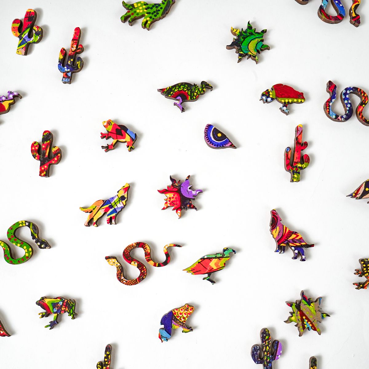 Gecko | Luxury Wood Puzzle - Jumbo Size