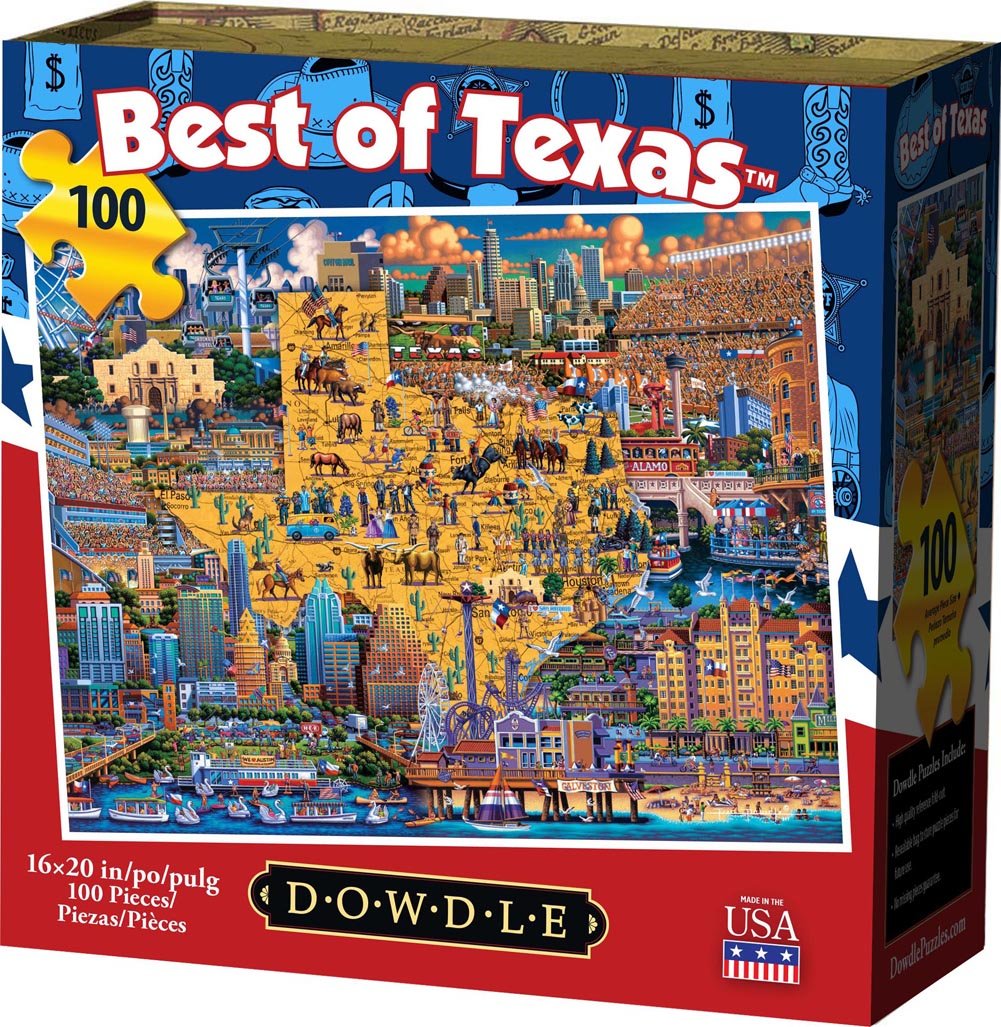 Best of Texas | 100 Piece Dowdle Jigsaw Puzzle