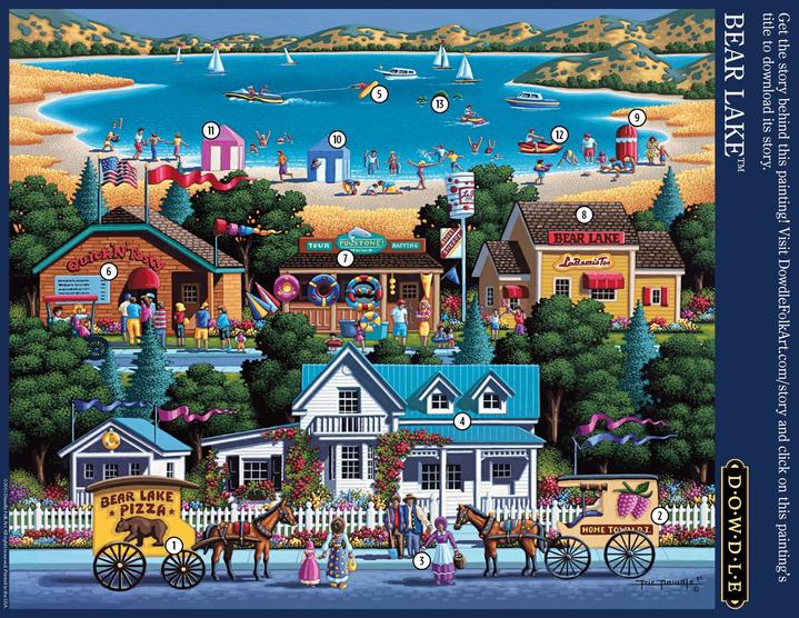 Bear Lake - Mini Puzzle - 250 Piece