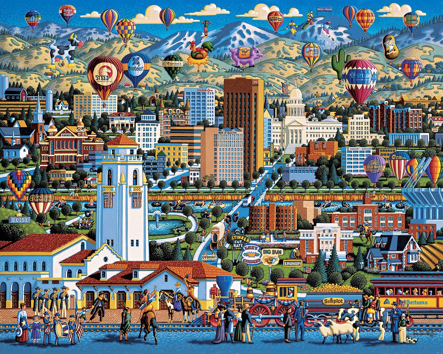 Boise - Mini Puzzle - 250 Piece