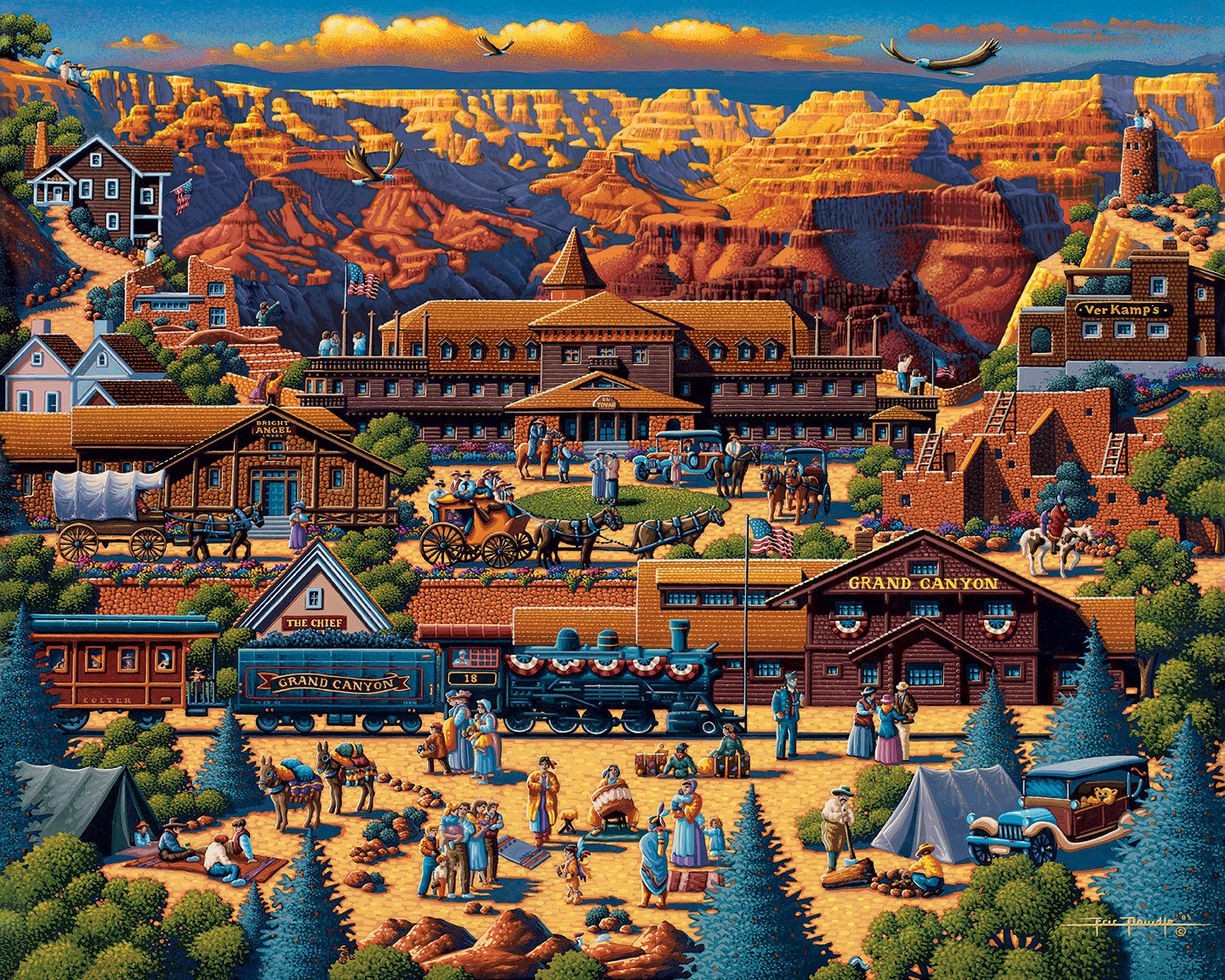 Grand Canyon - Mini Puzzle - 250 Piece