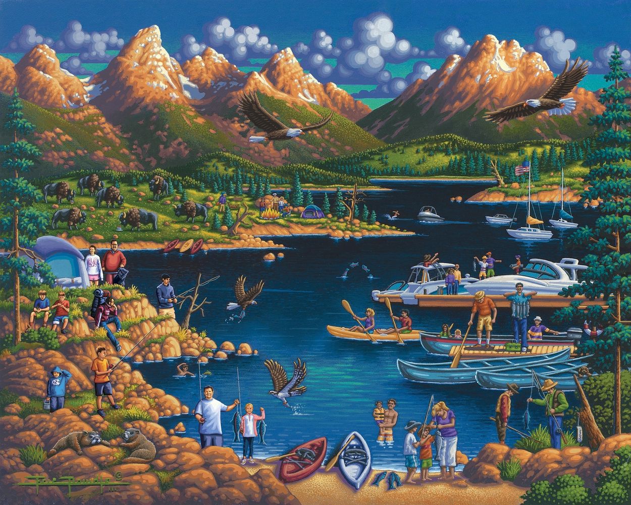 Grand Teton - Wooden Puzzle