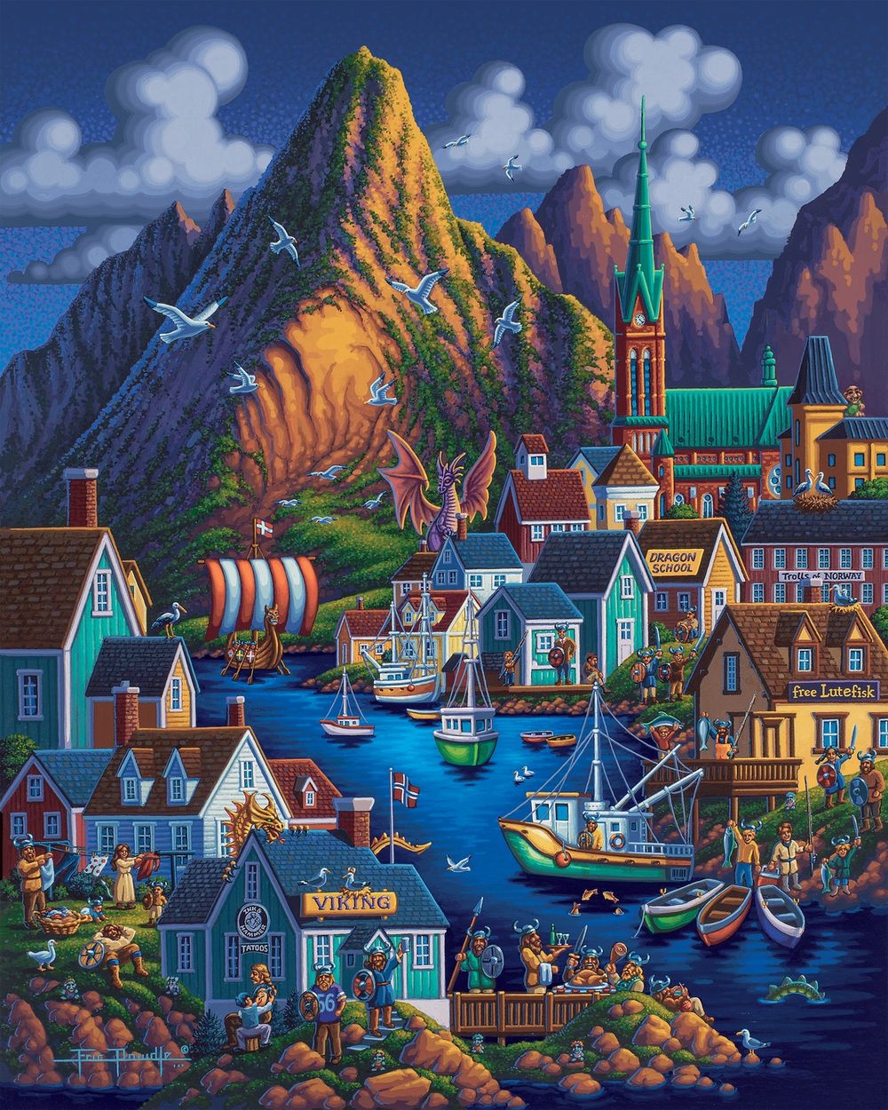 Norway | 210 Piece Personal Puzzle