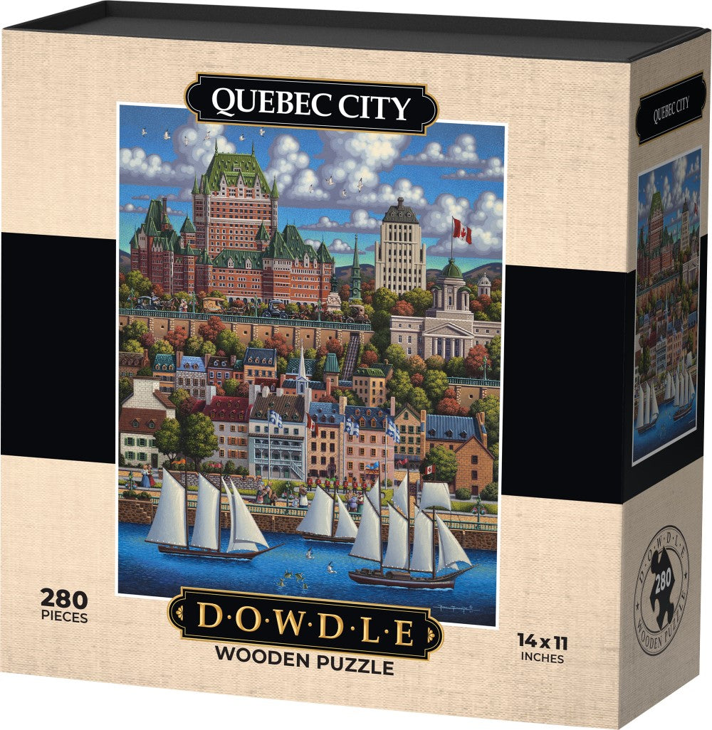 QuΓ©bec City - Wooden Puzzle