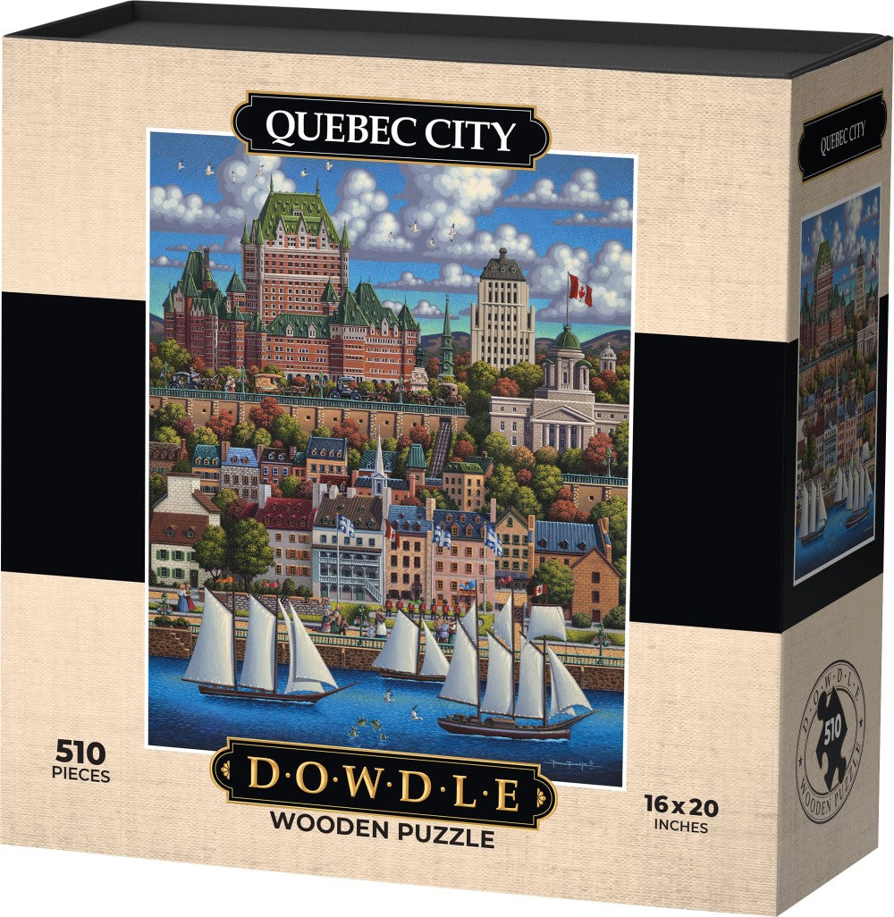 QuΓ©bec City - Wooden Puzzle