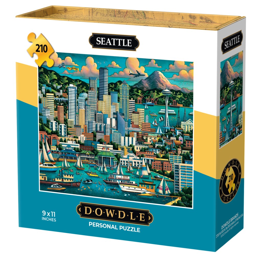 Seattle | 210 Piece Personal Puzzle