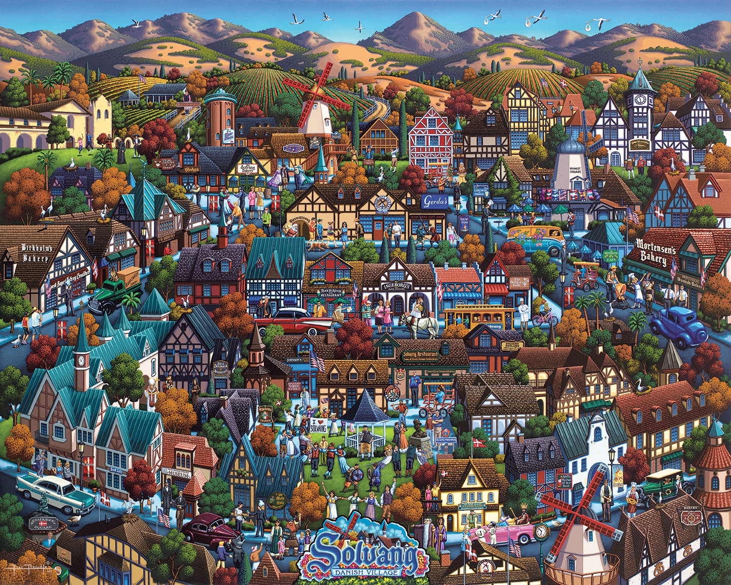 Solvang Danish Village Stratascapeβ’