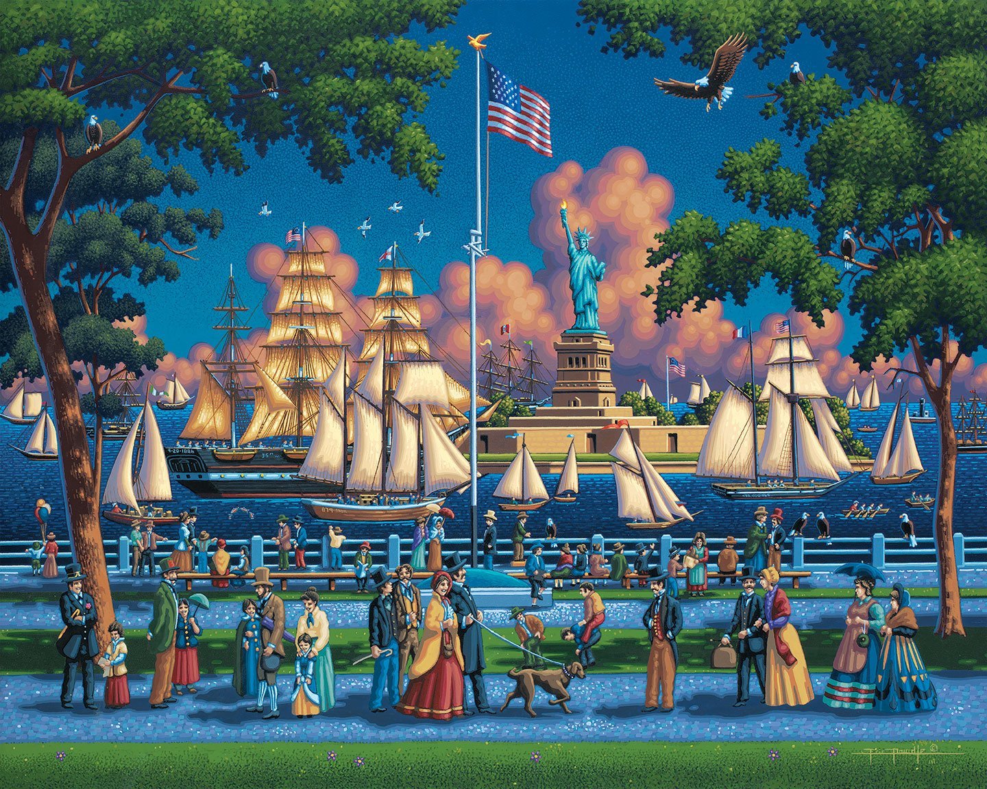 Statue of Liberty - Mini Puzzle - 250 Piece