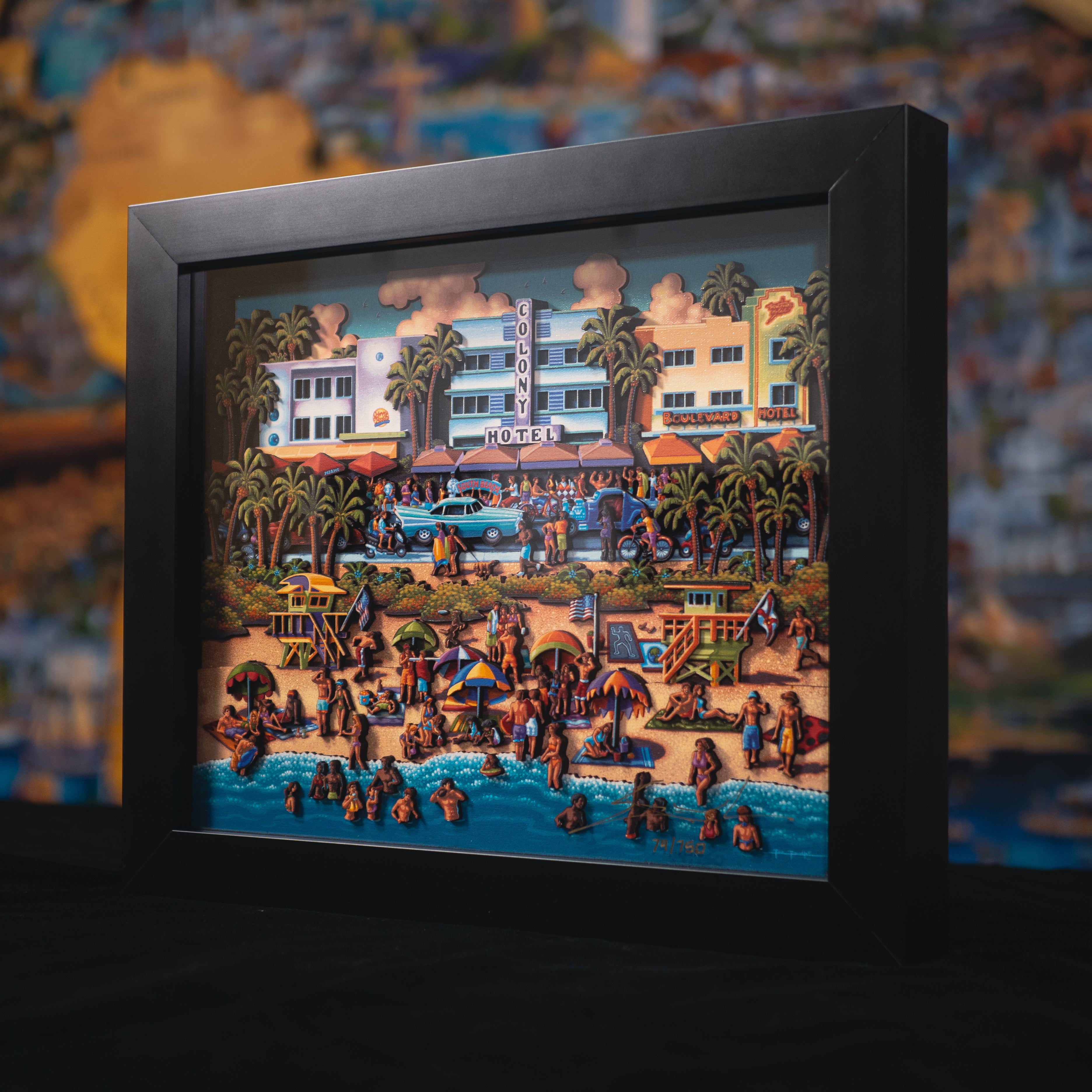 South Beach - Stratascapeβ’ - 13"x16"