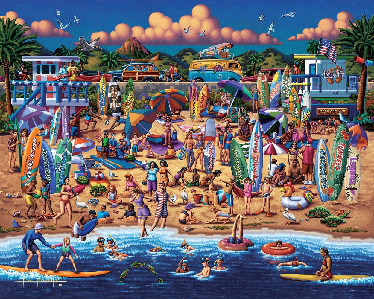 Surfin' USA | 210 Piece Personal Puzzle