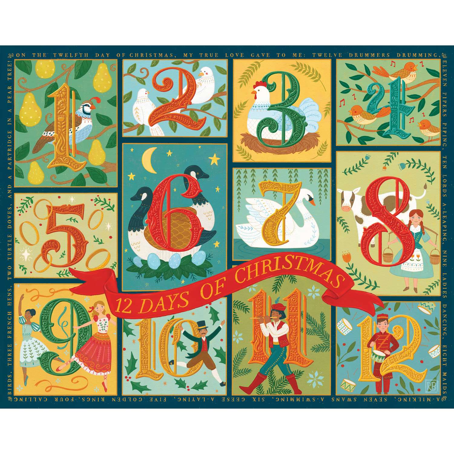 12 Days of Christmas | 210 Piece Personal Puzzle