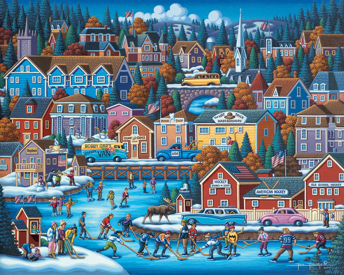 American Hockey Fine Art