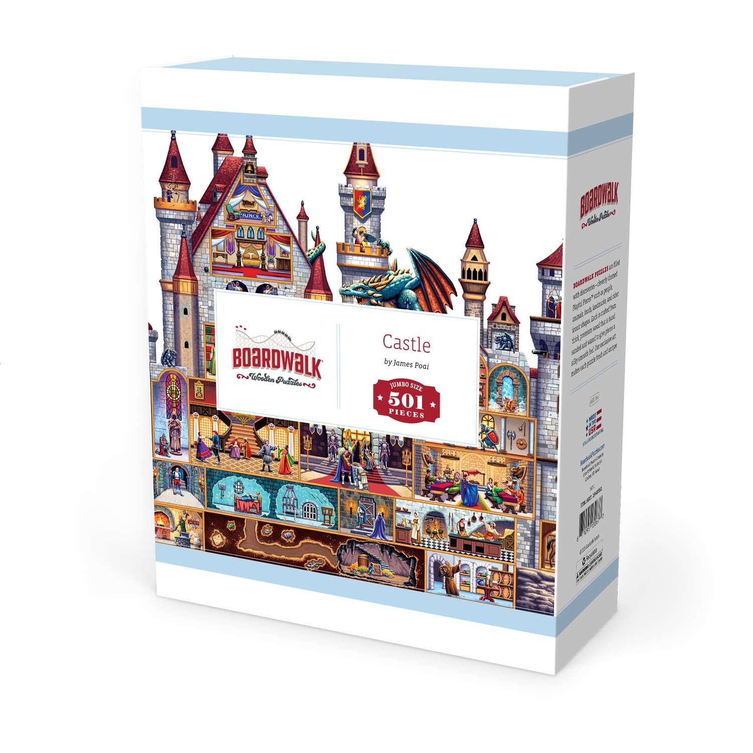 Castle | Luxury Wood Puzzle - Jumbo Size