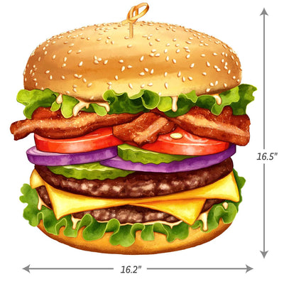 Cheeseburger | Luxury Wood Puzzle - Large Size