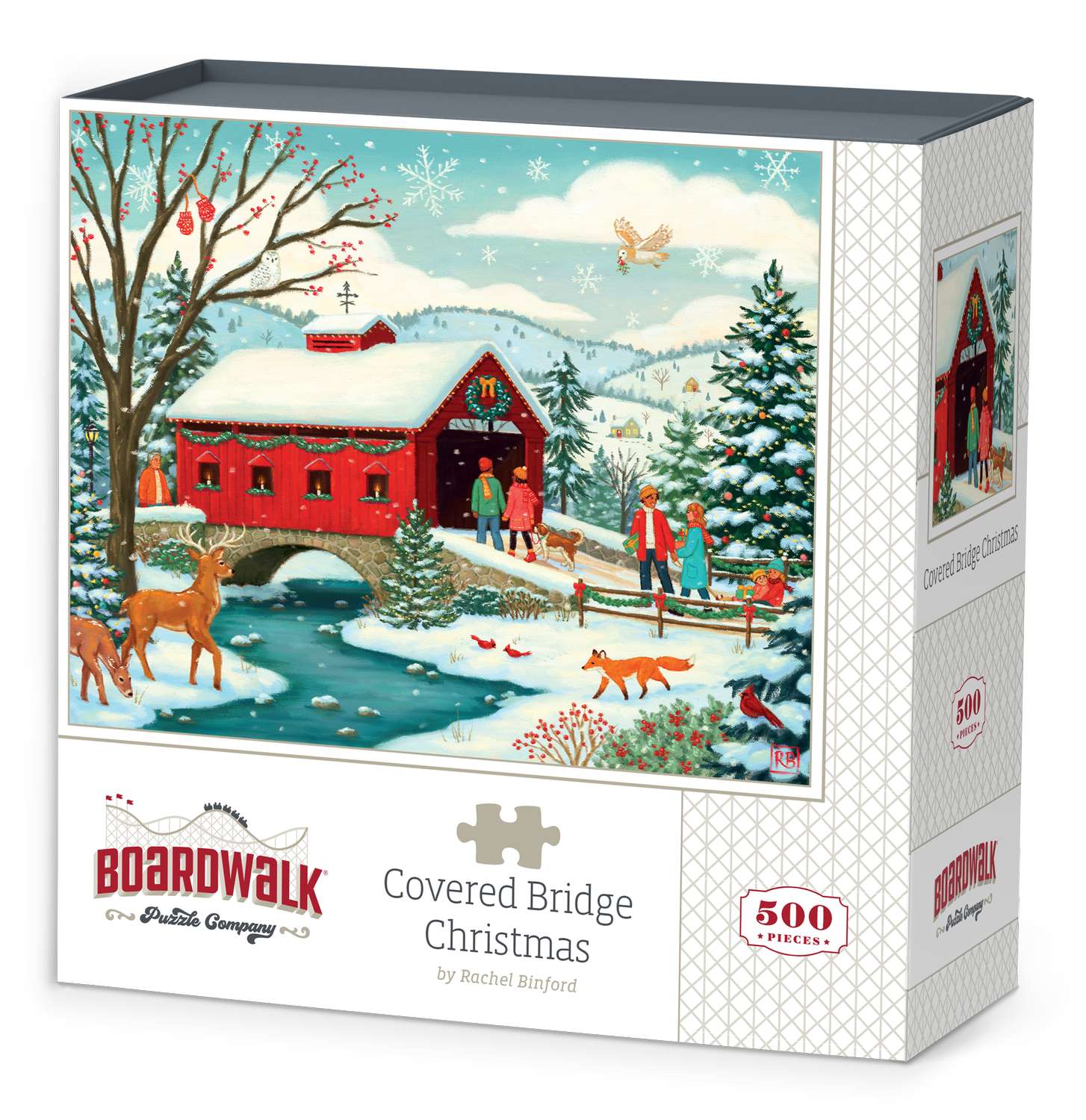 Covered Bridge Christmas | 500 Piece