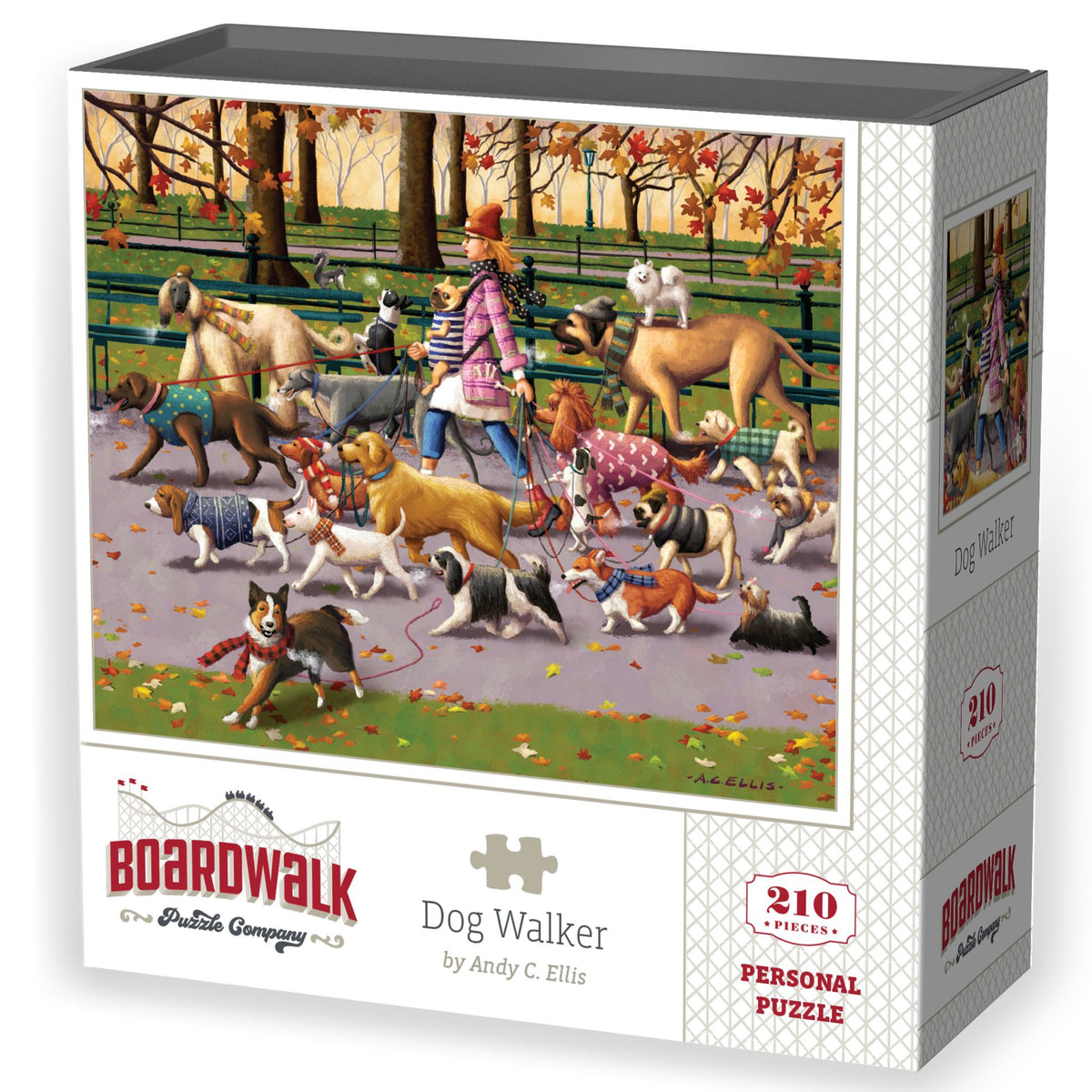 Dog Walker | 210 Piece Personal Puzzle