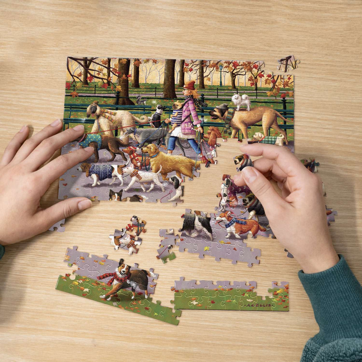 Dog Walker | 210 Piece Personal Puzzle