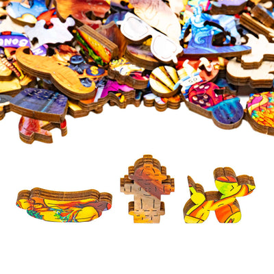 French Bulldog | Luxury Wood Puzzle - Large Size