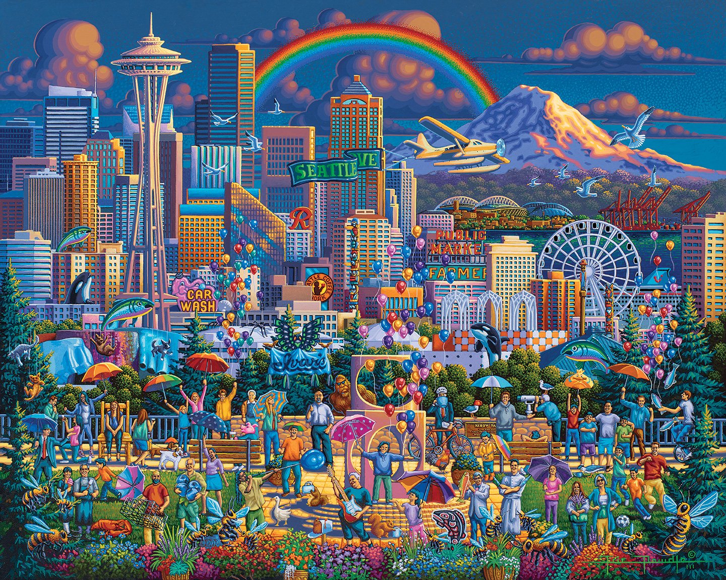 I Love Seattle Fine Art