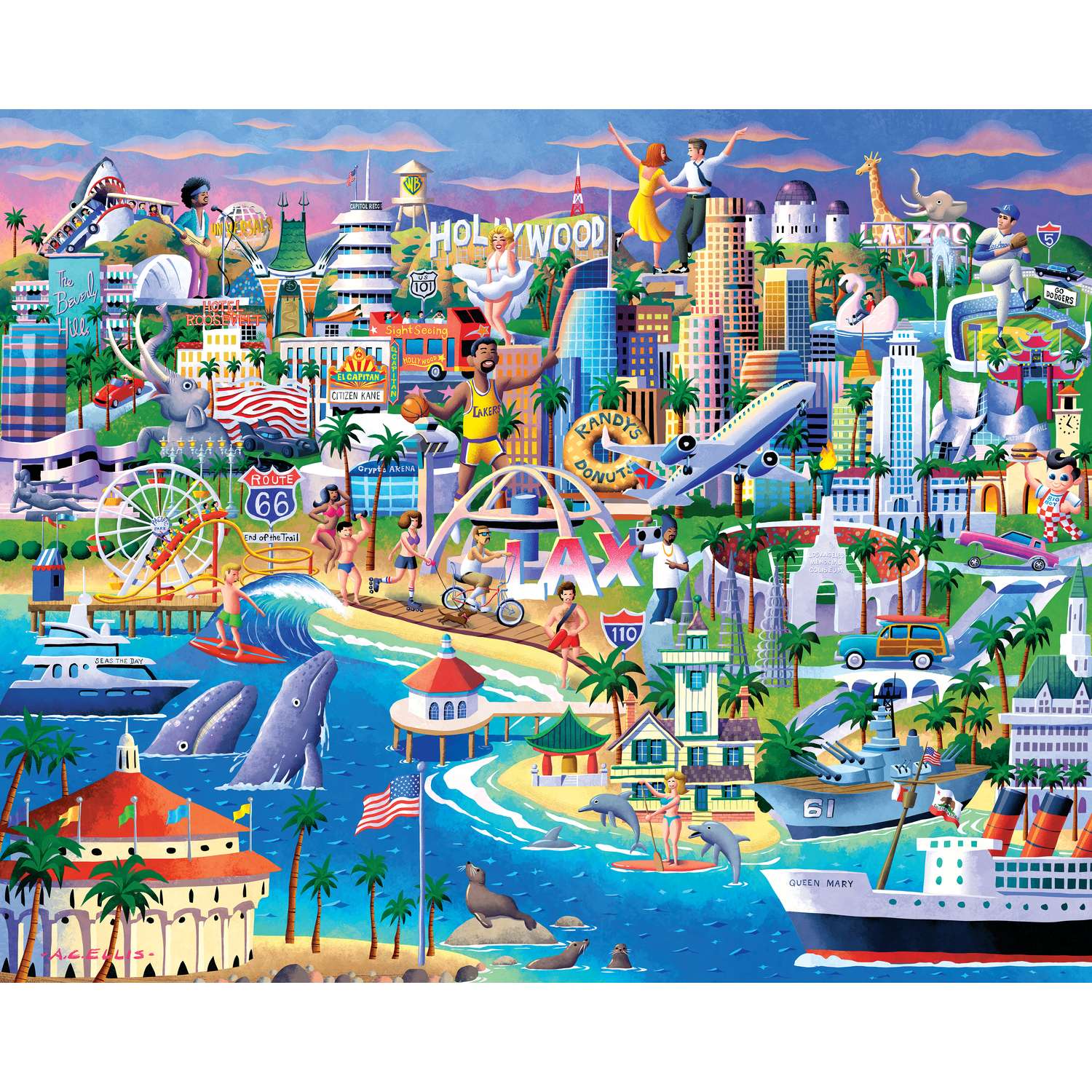 Los Angeles | 210 Piece Personal Puzzle
