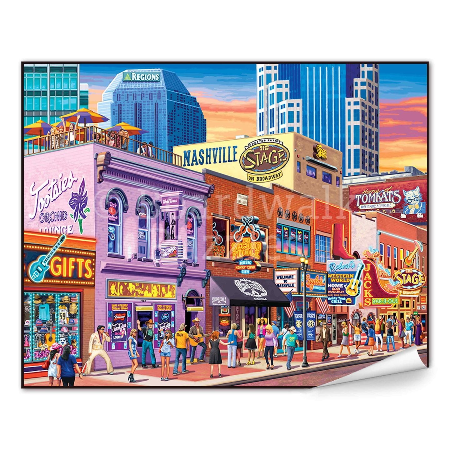 Nashville Music City | Boardwalk Fine Art