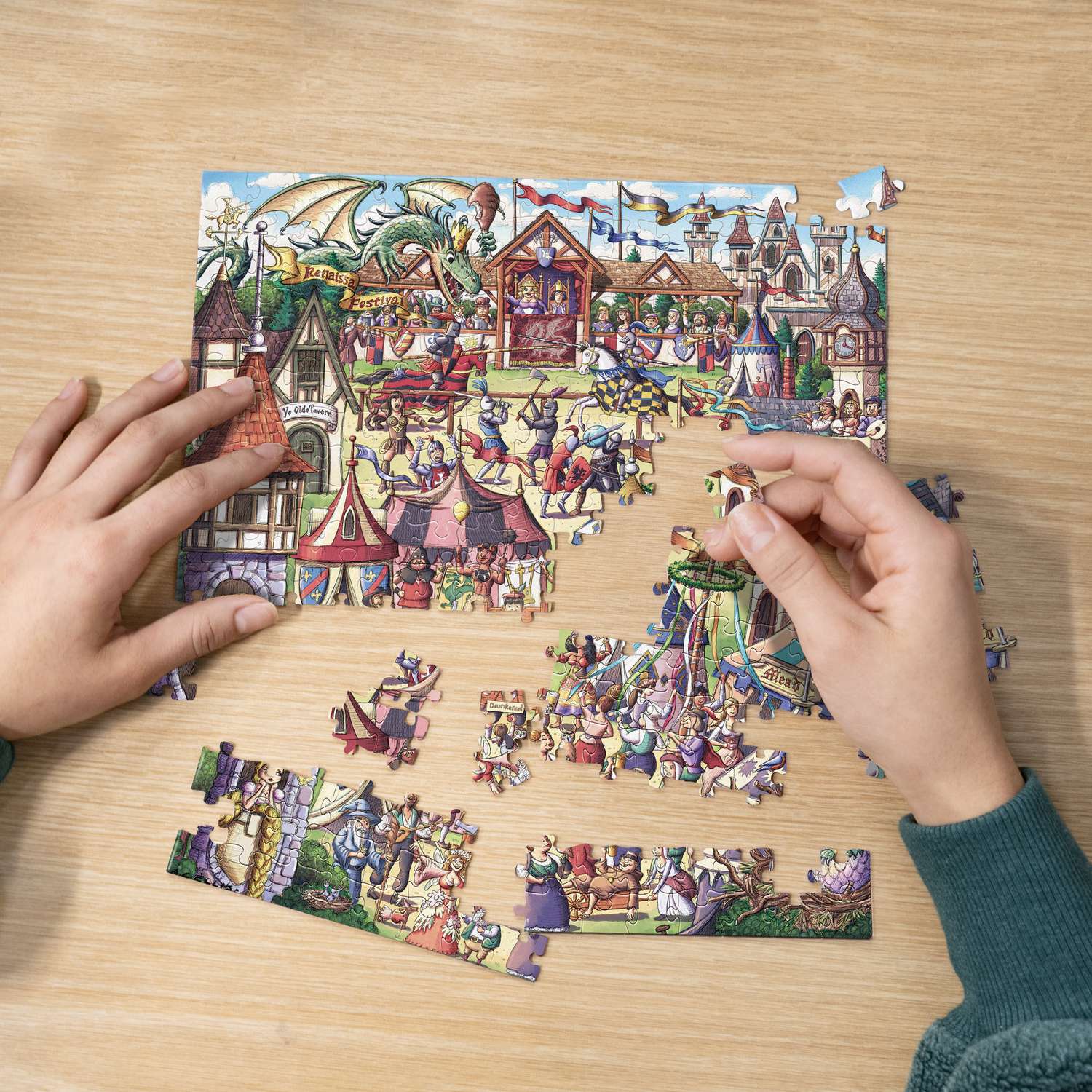 Renaissance Fair | 210 Piece Personal Puzzle