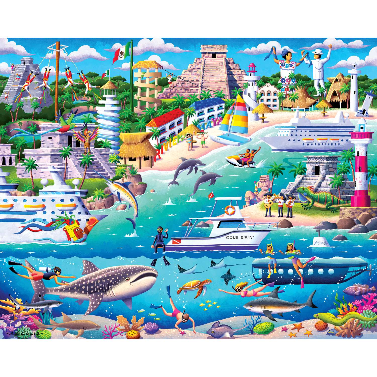 Riviera Maya | 210 Piece Personal Puzzle
