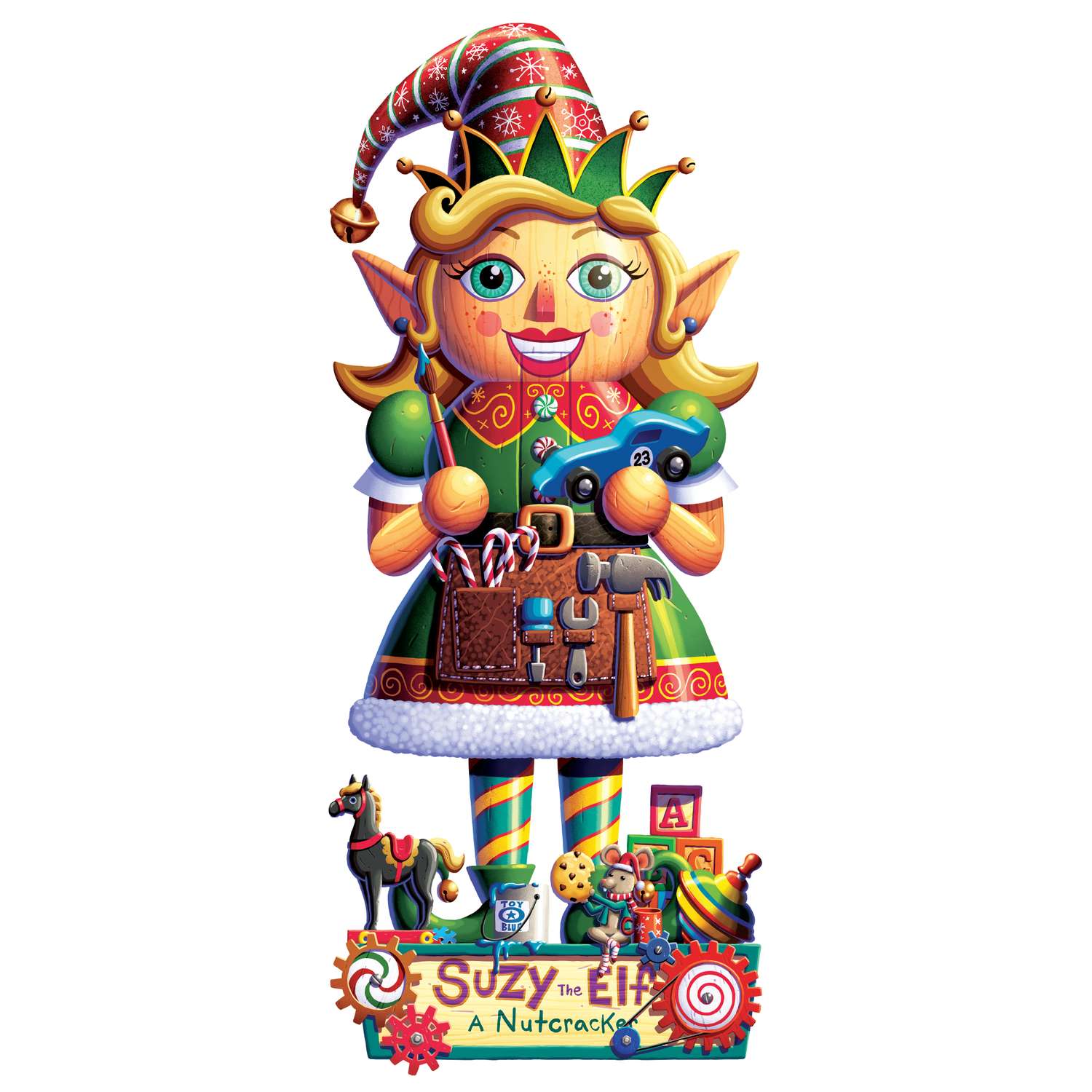 Suzy the Elf | Luxury Wood Puzzle - Large Size
