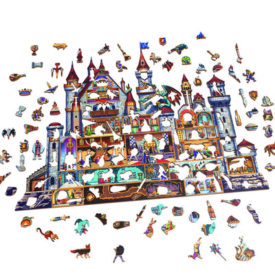 Castle | Luxury Wood Puzzle - Jumbo Size
